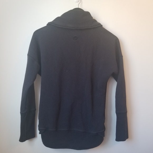 Lululemon Rest Day Pullover Black W3A54S Size 6 - Picture 3 of 11
